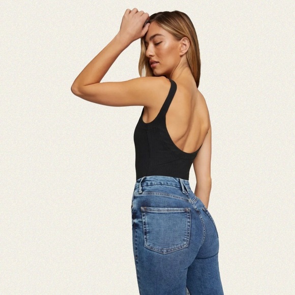 Good American Good Waist High Waist Crop Skinny Jeans - Picture 3 of 10